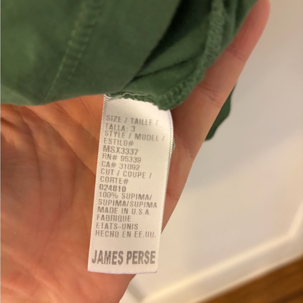 James Perse Polo Shirt size 3 - Picture 4 of 5